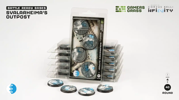 Декорована основа (Круг) - Свалархейм (Infinity) (40 мм / 4 шт) GamersGrass GGB-SOR40 GGB-SOR40 фото