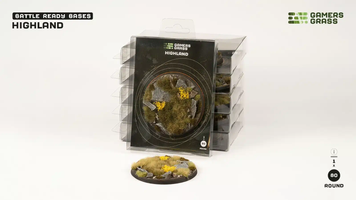 Кругла основа - Гірська місцевість (80 мм / 1 шт) GamersGrass Bases By Shape Highland (Round) GGB-HLR80 GGB-HLR80 фото