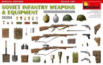 Советское оружие и снаряжение 1/35 (Soviet Weapons and Equipment) MiniArt 35304 , сборная модель Миниарт MA35304 фото