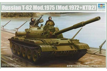 Радянський основний бойовий танк 1/35 Т-62 мод. 1975 КТД-2 (мод. 1972) Trumpeter 01552 , збірна модель обт TR01552 фото
