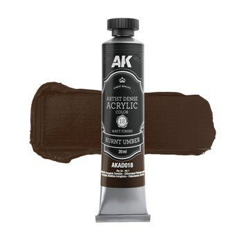 Акриловая краска Artistic Dense Умбра паленая Коричневый Pbr 24 - PG 7 (Burnt Umber) 20 мл AK-Interactive AKAD018 AKAD018 фото