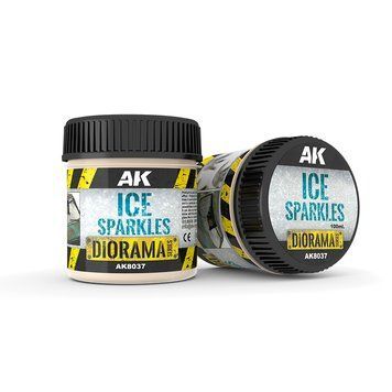 Текстура Diorama Series Бите Скло або Льод - Імітація покриття (Ice Sparkles) 100 мл AK-Interactive AK8037 AK8037 фото