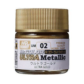 Акрилова фарба Mr.Color Ultra Metallic Colors II Ультра Золотий (Ultra Gold) Mr.Hobby UM02 UM02 фото