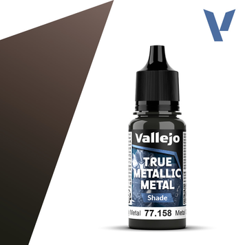 Акрилова фарба Іржавий метал Темний тон (Rusty Metal Shade) Vallejo True Metallic Metal VAL 77158 VAL 77158 фото