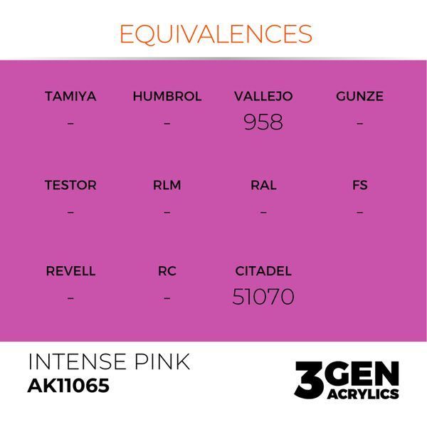 Акрилова фарба Насичений рожевий (Intense Pink) AK-interactive AK11065 AK11065 фото