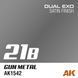 Набор Акриловых Красок Серебряный Silver & Gun Metal Dual Exo Set 21 AK-Interactive AK1565 AK1565 фото 4