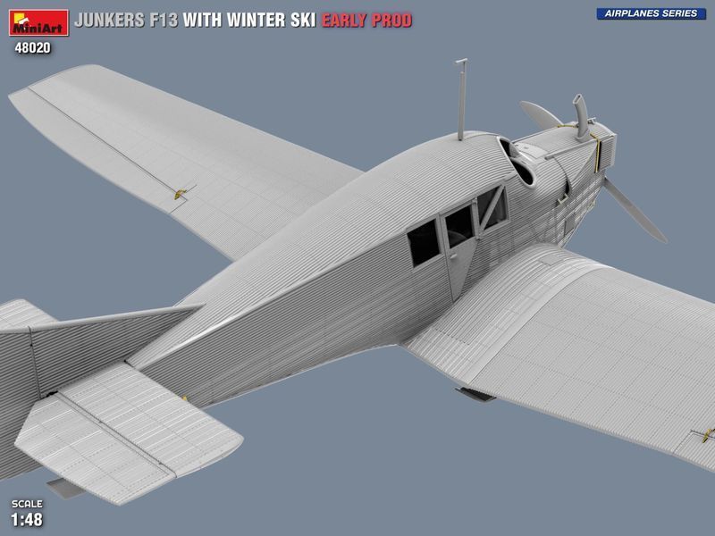 Німецький пасажирський літак 1/48 Junkers F13 MiniArt 48020 , збірна модель Юнкерс Мініарт MA48020 фото
