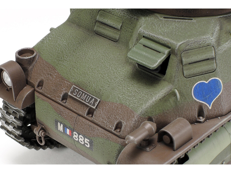 Французский средний танк 1/35 Somua S35 Tamiya 35344 , сборная модель танк Сомуа Тамия TAM35344 фото