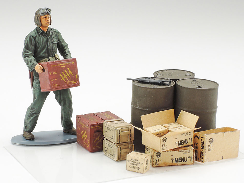 Американський раціон 1/35 10-in-1 Ration Cartons (WWII) Tamiya 12689 , збірна модель сухпай Тамія TAM12689 фото