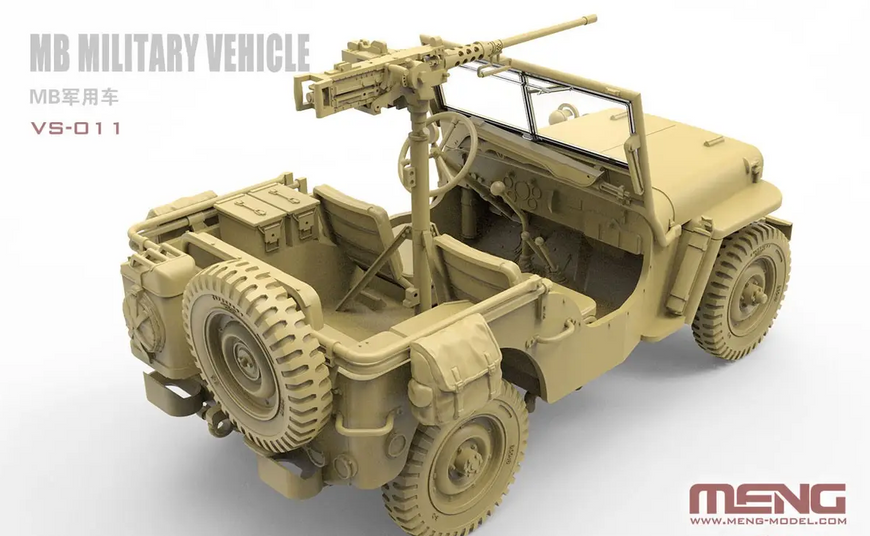 Сборная модель 1/35 Американский автомобиль повышенной проходимости Willys MB Менг VS-011 VS-011 фото