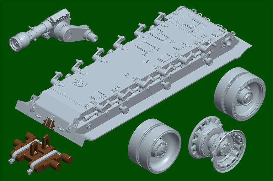 Зенітний ракетно-гарматний комплекс 1/35 ГМ-352 (96К6 &laquo;Панцирь-С1&raquo; / SA-22 Greyhound) Trumpeter 01093 TR01093 фото