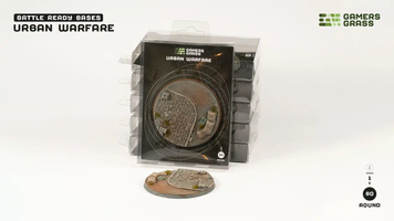 Кругла основа - Зруйноване місто (80 мм / 1 шт) GamersGrass Bases By Shape Urban Warfare (Round) GGB-UWR80 GGB-UWR80 фото