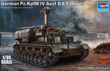 Німецький транспортер боєприпасів 1/35 Munitionsschlepper IV Ausf. D/E Trumpeter 00362 , збірна модель TR00362 фото