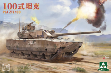 Китайський основний бойовий танк 1/35 ZTZ 100 (Type 100) Takom 2222 , збірна модель танк Таком TK2222 фото