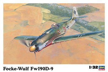 Збірна модель 1/32 німецький винищувач Fockewulf Fw190D-9 Hasegawa 08069 HS08069 фото