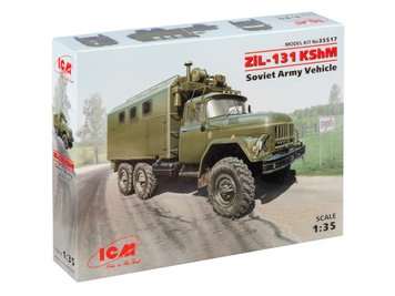 Сборная модель ICM 1/35 ЗиЛ-131 КШМ, Советский военный автомобиль 35517 ICM35517 фото