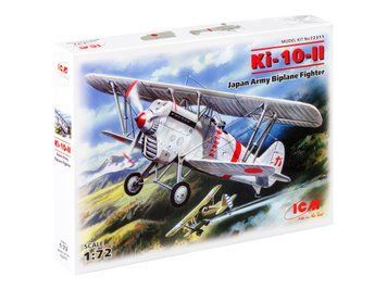 Сборная модель ICM 1/72 Ки-10-II, японский истребитель-биплан 72311 ICM72311 фото