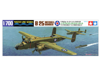 Американський бомбардувальник 1/700 North American B-25 Mitchell Tamiya 31515 , збірна модель Мітчел Тамія TAM31515 фото