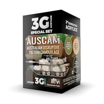 Набір акрилових фарб Кольори Аускам 3G (Auscam Colors Set 3G) 3 шт AK-Interactive AK11649 AK11649 фото