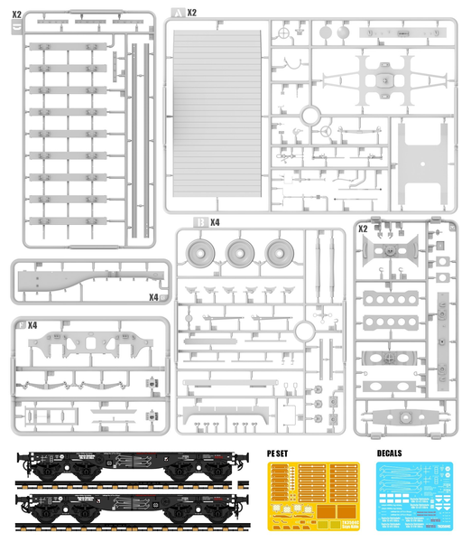 Німецька платформа 1/35 48T Type SSkra K&ouml;ln T-Model TK3504C , збірна модель платформа TML-TK3504C фото