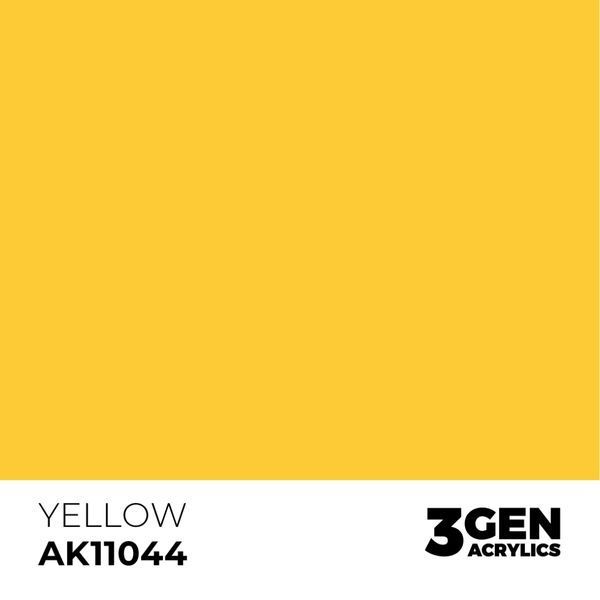 Акриловая краска Желтый (Yellow) AK-interactive AK11044 AK11044 фото