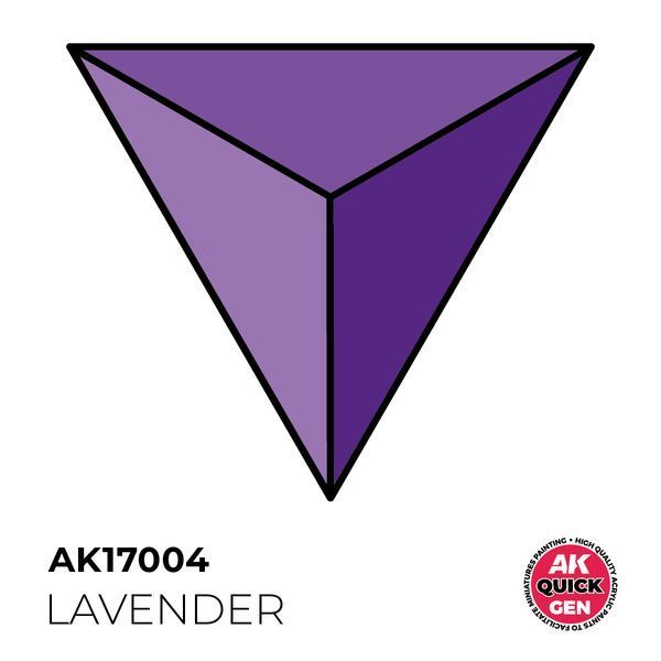 Акриловая краска LAVENDER / Лаванда QUICK GEN COLOR AK-interactive AK 17004 AK17004 фото
