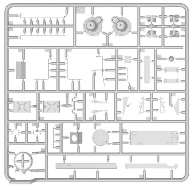 Радянський середній танк 1/35 Т-54А (T-54A Interior Kit) MiniArt 37009 , збірна модель танку Мініарт MA37009 фото