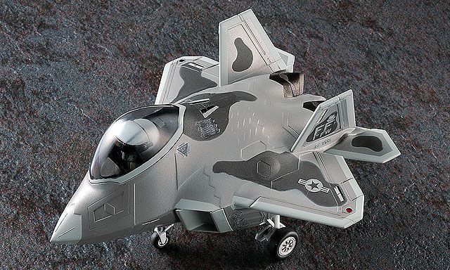 Збірна модель 1/EGG американський винищувач Egg Plane F-22 Raptor Hasegawa 60127 HS60127 фото