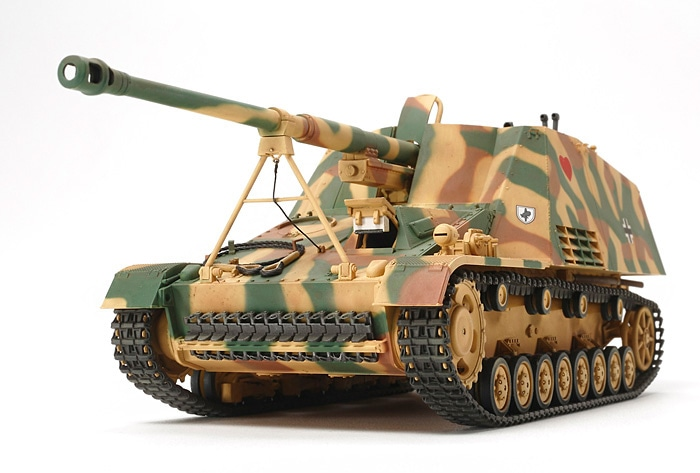 Німецький винищувач танків 1/35 Nashorn 8.8cm Pak43/1 Tamiya 35335 , збірна модель пт-сау Насхорн Тамія TAM35335 фото