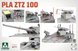 Китайський основний бойовий танк 1/35 ZTZ 100 (Type 100) Takom 2222 , збірна модель танк Таком TK2222 фото 4
