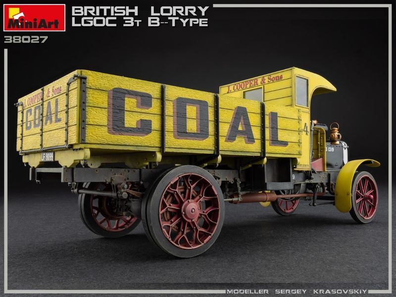 Британский грузовик 1/35 LGOC B-Type Lorry MiniArt 38027 , сборная модель грузовик Лорри Миниарт MA38027 фото