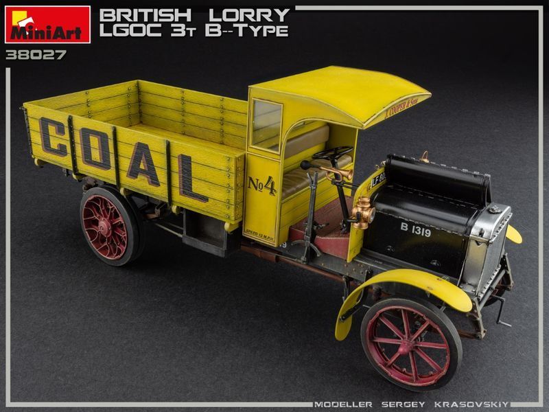 Британский грузовик 1/35 LGOC B-Type Lorry MiniArt 38027 , сборная модель грузовик Лорри Миниарт MA38027 фото