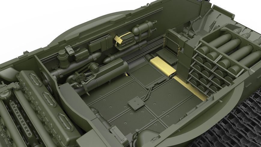 Радянський середній танк 1/35 Т-54А (T-54A Interior Kit) MiniArt 37009 , збірна модель танку Мініарт MA37009 фото