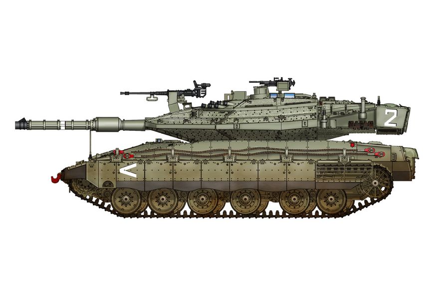 Збірна модель 1/72 ізраільський танк IDF Merkava Mk IV HobbyBoss 82915 HB82915 фото