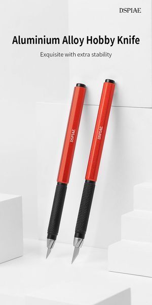 Змінні леза для ножа, вузькі (Narrow Blades for AT-DK Aluminum Alloy Hobby Craft Knife) Dspiae DK-B02 DK-B02 фото