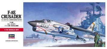 Збірна модель 1/72 американський винищувач F-8E Crusader Hasegawa 00339 HS00339 фото