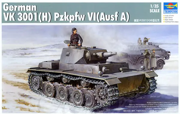Немецкий средний танк 1/35 VK 3001(H) Pz.Kpfw.VI Ausf.A Trumpeter 01515 , сборная модель танк Панцер Трумпетер TR01515 фото