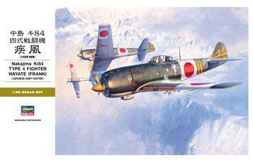 Збірна модель 1/32 японський винищувач Nakajima Ki84 Type 4 Fighter Hayate (Frank) Hasegawa 08074 HS08074 фото