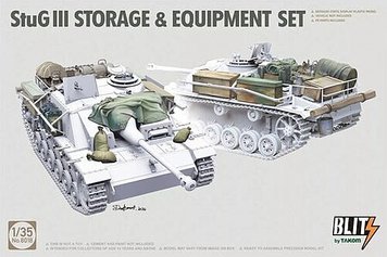 Набор дополнений 1/35 Штуг III STORAGE & EQUIPMENT SET Таком 8018 8018 фото