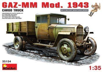 Советский грузовик 1/35 ГАЗ-ММ 1943 MiniArt 35134 , сборная модель полуторка Миниарт MA35134 фото