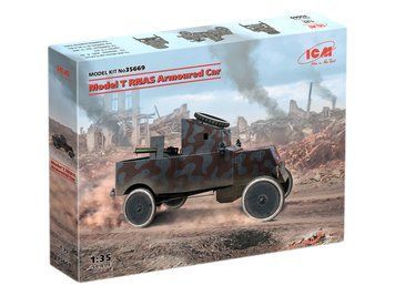 Сборная модель ICM 1/35 Бронеавтомобиль Model T RNAS 35669 ICM35669 фото