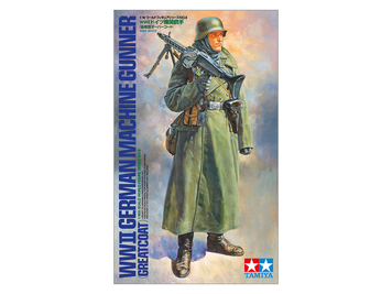 Німецький кулеметник-навідник 1/16 Greatcoat Tamiya 36306 , збірна модель кулеметник Тамія TAM36306 фото