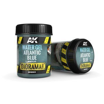 Гель Текстура Diorama Series Імітація води - Атлантичний океан (Water Gel Atlantic Blue) 250 мл AK-Interactive AK8003 AK8003 фото