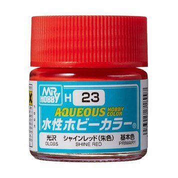 Акрилова фарба Aqueous Hobby Colors Червоний (Shine Red) Mr.Hobby H023 H023 фото