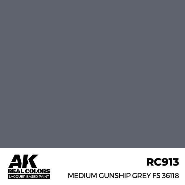 Акрилова фарба Середній Штурмовий Сірий FS 36118 (Medium Gunship Grey) AK-Interactive RC913 RC913 фото