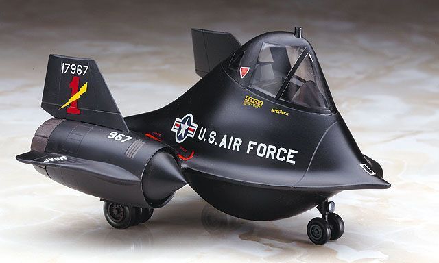 Сборная модель 1/EGG американский разведывательный самолет Egg Plane SR-71 Blackbird Hasegawa 60128 HS60128 фото