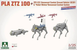 Китайський обт та роботи 1/35 ZTZ 100 + ZRY-222 UCGV + "Robot Wolves" Takom 2222X , збірна модель танк Таком TK2222X фото 8