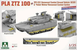 Китайський обт та роботи 1/35 ZTZ 100 + ZRY-222 UCGV + "Robot Wolves" Takom 2222X , збірна модель танк Таком TK2222X фото 6