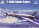Американский истребитель 1/72 North American F-100 Super Sabre Trumpeter 01648 , сборная модель Трумпетер TR01648 фото 1