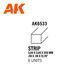 Полистирольная стрипса для моделирования (Styrene Strip) 3.00 x 3.00 x 350 мм 10 шт AK-Interactive AK6533 AK6533 фото 3